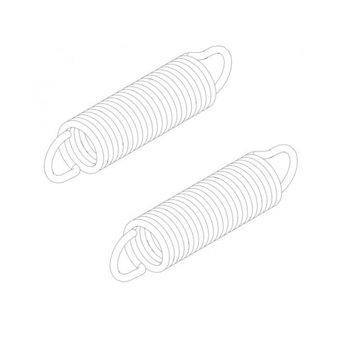 RFK kit extension spring boosted - комплект пружин (2 шт.) 1.008.1959 RU