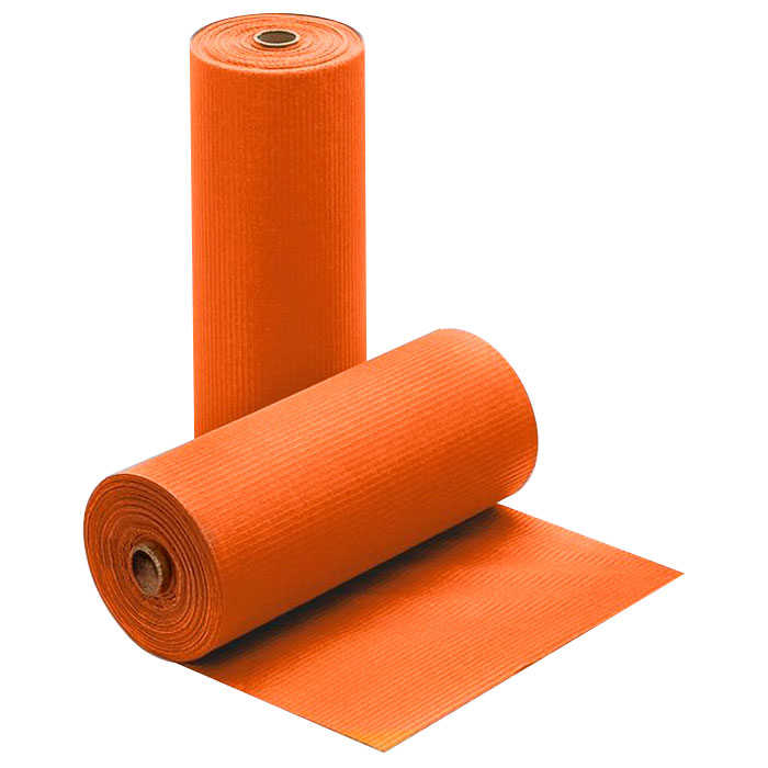 Фартуки "Кристидент" бумажно-полиэтиленовый,оранжевый интенсив (61*53 см) * 80 шт в рулоне