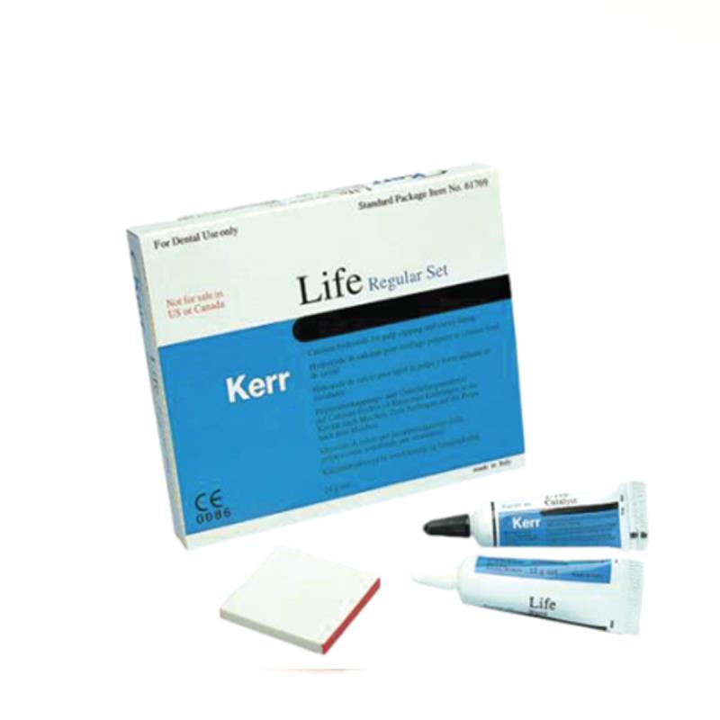Life Regular Set / ЛАЙФ прокладочный материал (12 гр. паста + 12 гр. катализатор) 60927 Kerr