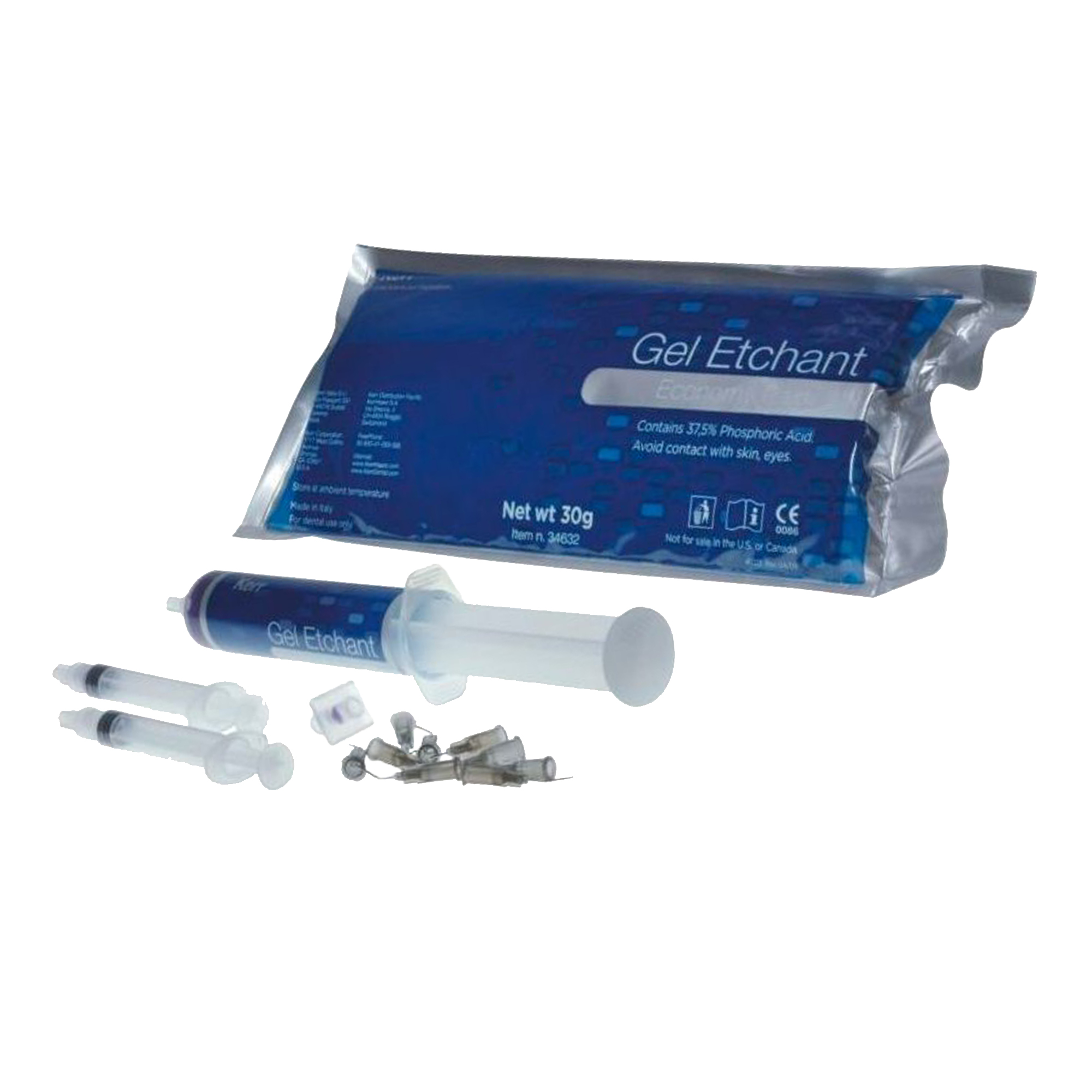 Гель стоматологический протравливающий GEL ETCHANT, 1 шприц 30 г Kerr 34632