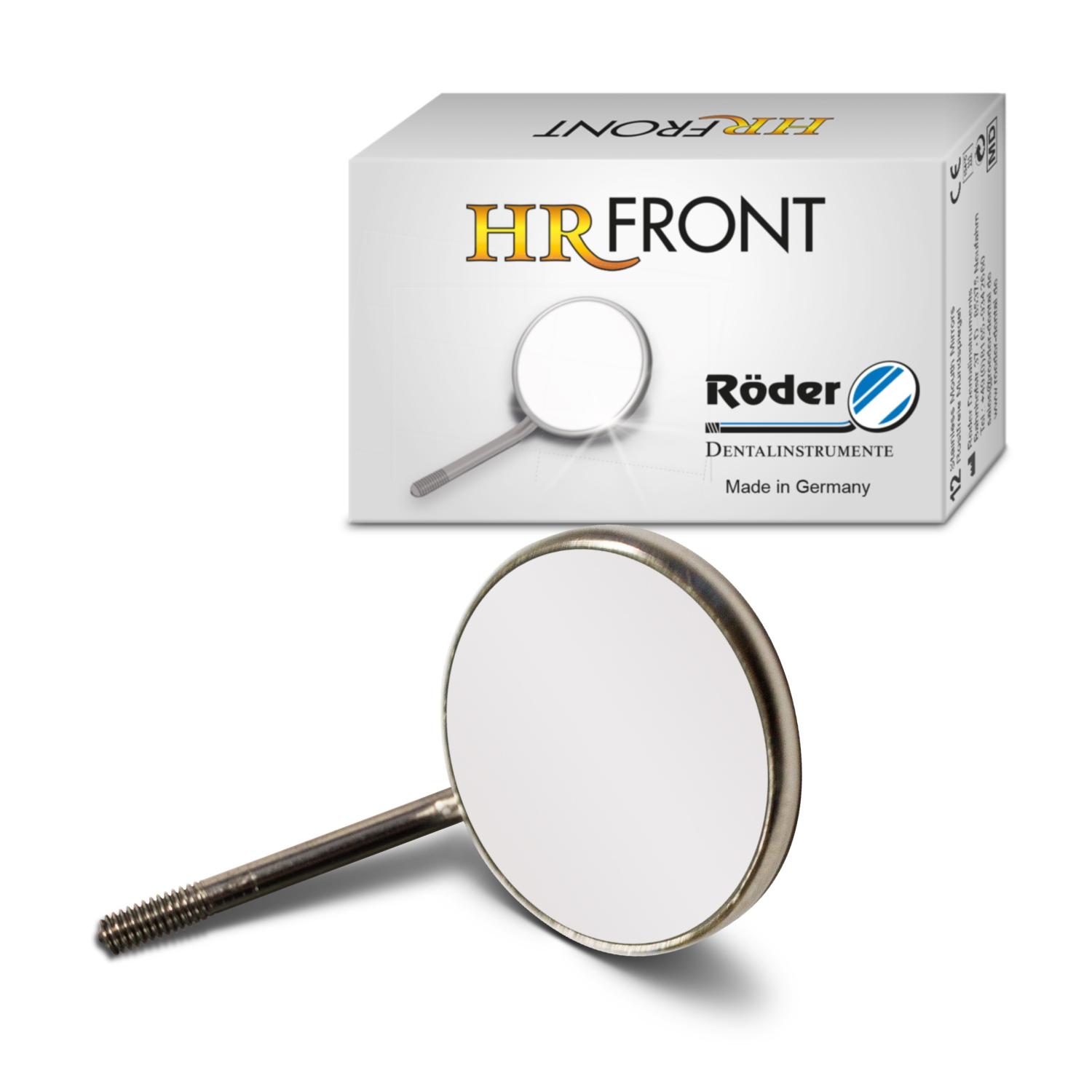 Зеркало стоматологическое HR Front, плоское, размер 3, Ø 20 мм (12 шт. / уп.) F32212-HRF