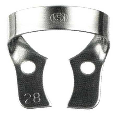 # 28 - Кламп для "раббердама" Rubber Dam Clamp (Dentech Corporation, Япония)