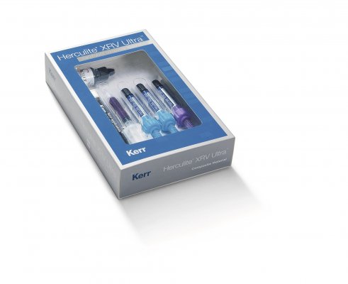 Геркулайт Ультра Herculite Ultra Flo XRV Ultra Mini Kit (3 шпр. 4 гр) Эмаль А2, А3, Дентин А2  33860