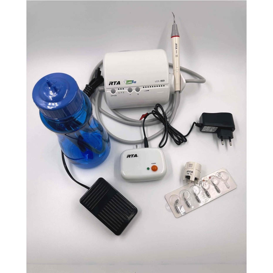 Cкалер портативный ультразвуковой со светом UDS LED + AT-1 (подача воды) EuroFile / Woodpecker