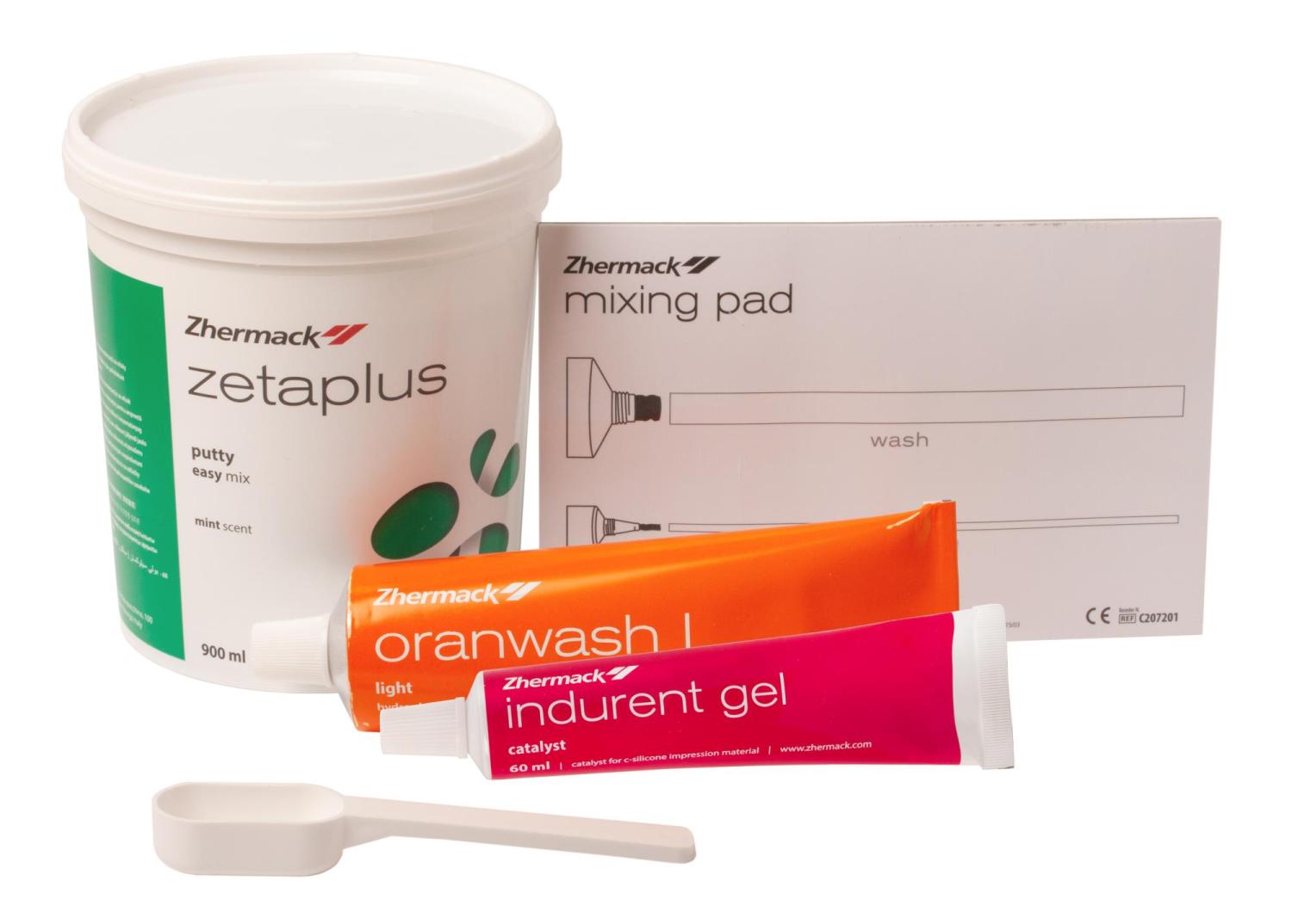 Слепочная масса Zetaplus + Oranwash L + Indurent Gel + Mix.Pad (набор) C100730 Zhermack