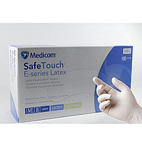 Перчатки диагностич. нестер. ЛАТЕКС. неопудр. белые "Medicom Safe Touch" (50 пар) р-р M