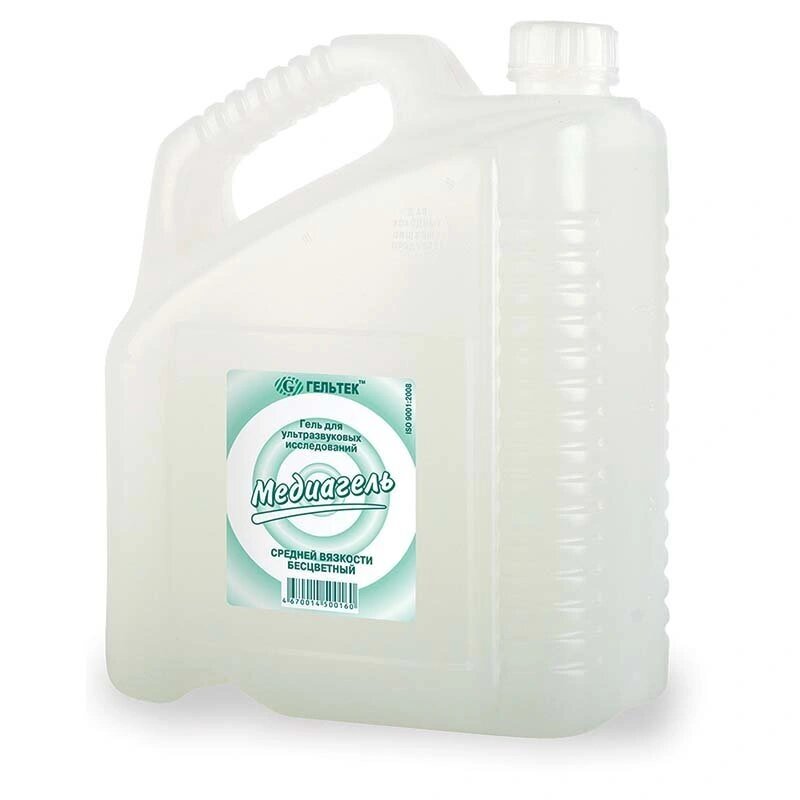 Гель для УЗИ средней вязкости "Медиагель", бесцвет., канистра 5 кг