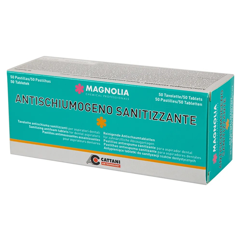 Таблетки противопенные Magnolia для аспирационных систем 50 шт. 040781 Cattani