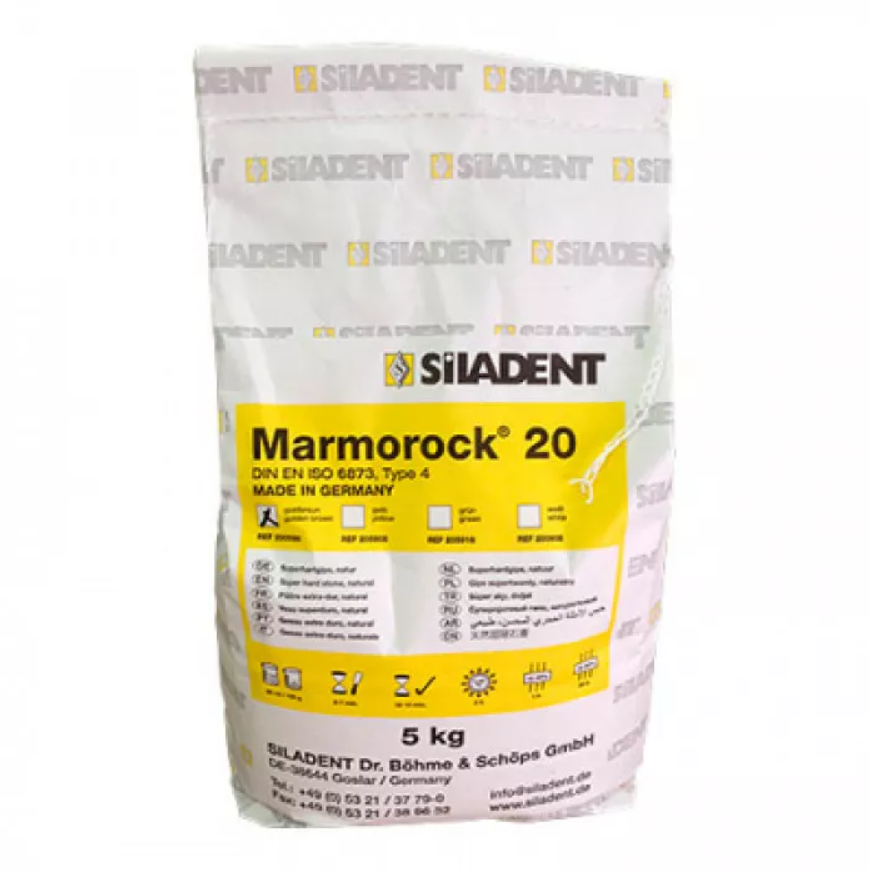 Гипс Marmorock 22, 4кл цвет золотой коричневый, 5 кг, пакет
