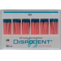 Штифты гуттаперчевые Dispodent 06 №30 (60 шт)