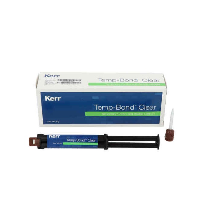 ТемпБонд Клер / TempBond Clear шприц автомикс 5мл прозрачный с Триклозаном 33351 EU