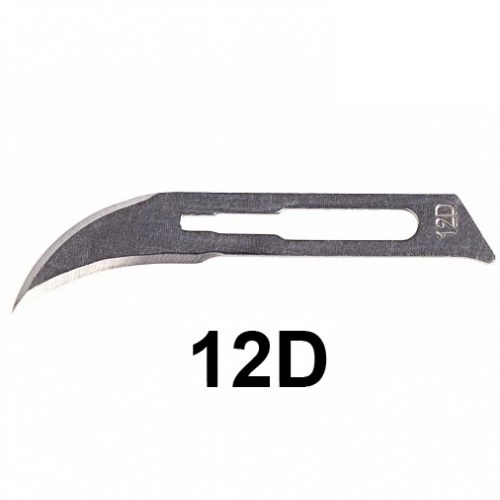 Лезвие хирургическое Stea® скальпеля № 12D, стерильное, 1 шт. 35307/1