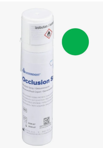 Окклюзионный спрей (75 мл) зеленый UN 1950 Interdent