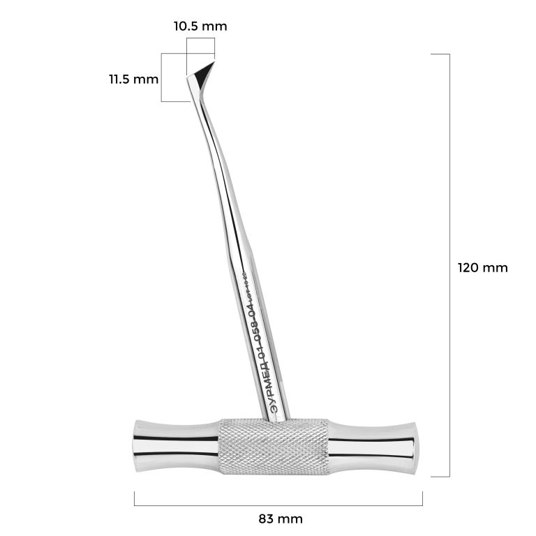 01-058-04 Элеватор Барри корневой серповидный, правый, 1 шт. ЭУРМЕД