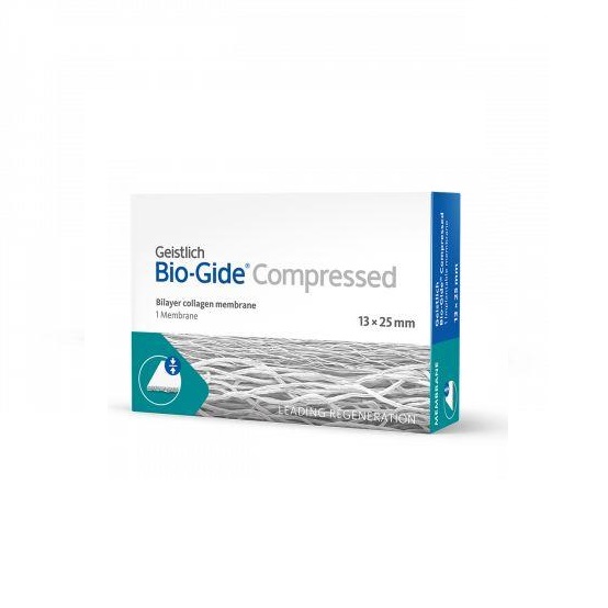 Bio-Gide Compressed 13x25 мм спресованная резорбируемая мембрана повышенной плотности, арт: 500362