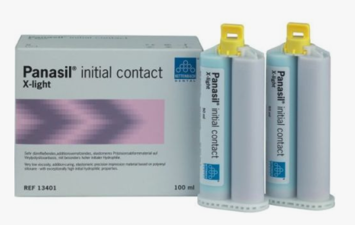 Panasil (Панасил)  Intial Contact Light 2*50мл+ насадки (корректор) тип:Regular 1343111