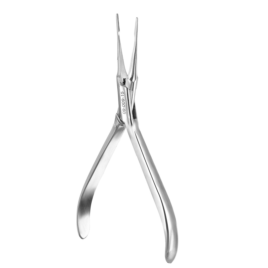 09-009-15 Щипцы для удаления сломанных корневых инструментов, прямые, 15 см, 1 шт. ЭУРМЕД