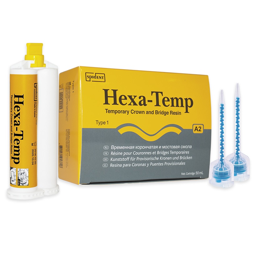 Hexa-Temp A2 материал стоматологический для изготовления временных коронок и мостов 7112А2 Spident