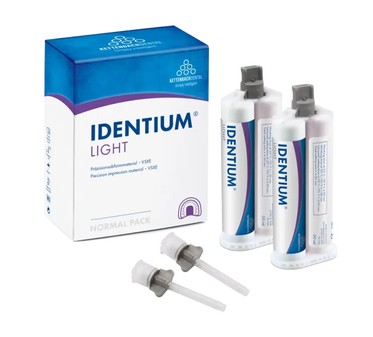 Материал стоматологический силиконовый аддитивный Identium Light (2 * 50 мл) 13701 Kettenbach