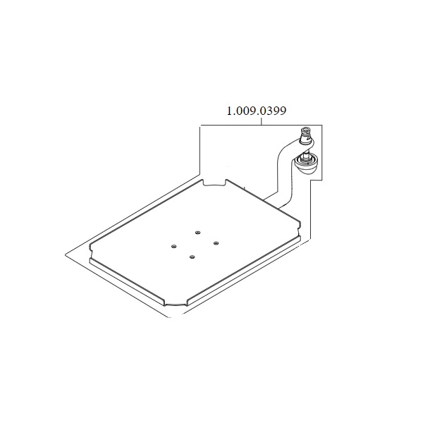 1.009.0399 Набор американского подноса KaVo US-Tray Set для ESTETICA E30 S