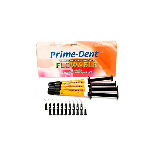 Текучий композит Прайм-Дент Флоу / Prime-Dent Flow А2 (4 шт. х 2 г) Prime Dental