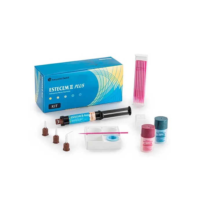 Композитный цемент для фиксации двойного отверждения ESTECEM II PLUS (набор) 16343 Tokuyama
