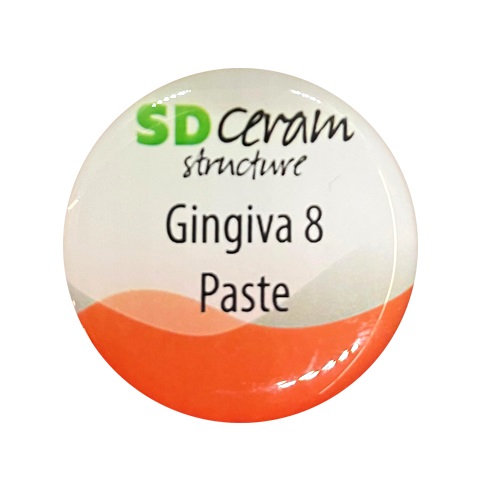 Паста Structure Gingiva 8 Middle Orange - 4 гр., PATRSTG8MO-4, SD Ceram