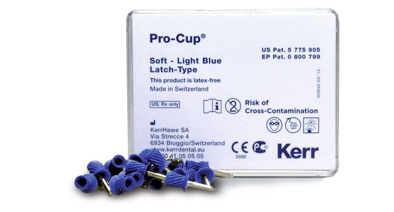 Чашечки Pro-Cup (Latch Type) мягкие голубые 120шт 990/120