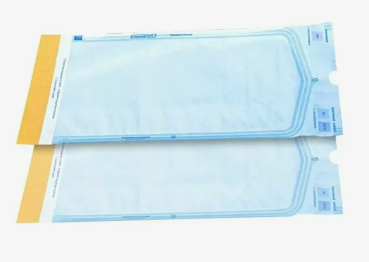 Пакеты "Клинипак" для мед возд и пар стерилиз самозапечат (крафт) 115*200 мм (100 шт)