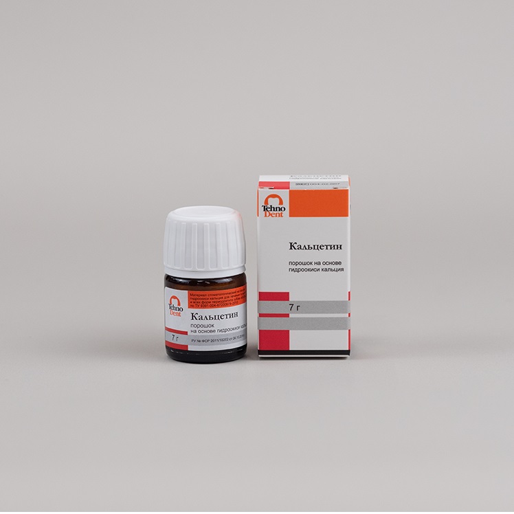 Кальцетин - порошок на основе гидроокиси кальция 7 гр ТехноДент ТД 004-02-007
