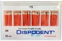 Штифты гуттаперчевые Dispodent 06 №15 (60 шт)