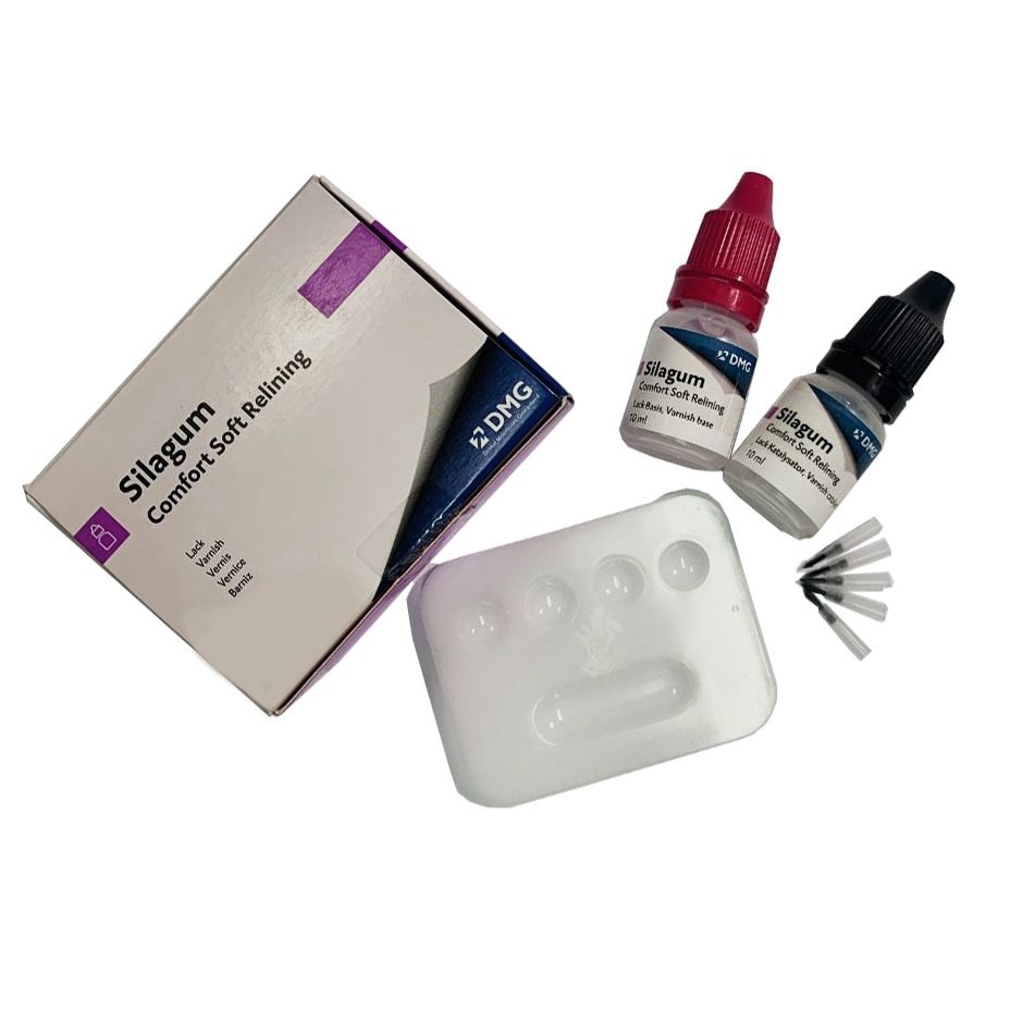 Слепочная масcа Силагум / Silagum Comfort Soft Relining 2x10 мл., DMG 909089