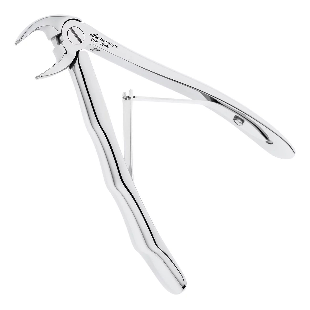 Щипцы №6B для удаления зубов детские нижние моляры, анатомическая ручка 12-6B HLW