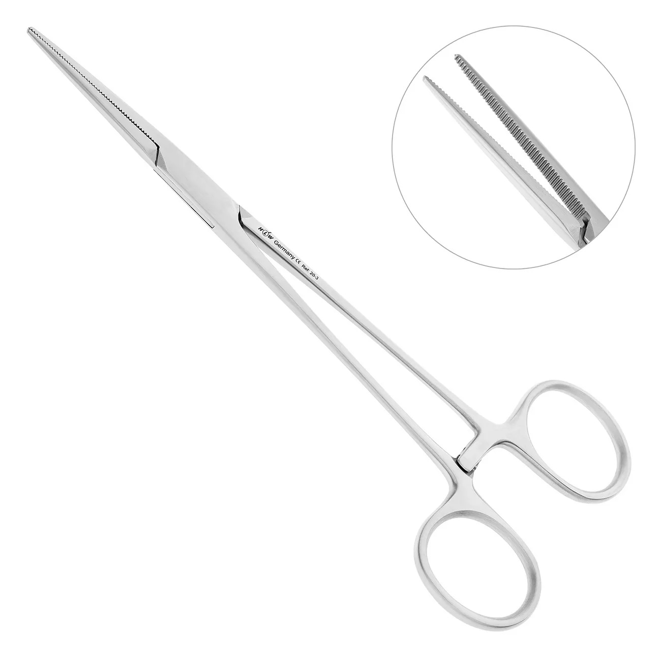 20-3 Зажим прямой Rankin-Crile, 16 см HLW