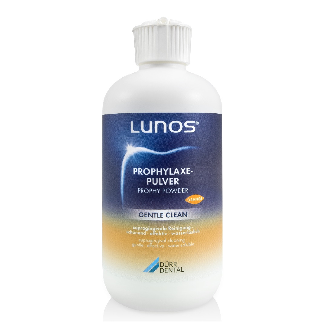Порошок Lunos Prophylaxis Pulver Gentle Clean, orange, CPZ620A2250, 180 гр. Durr Dental