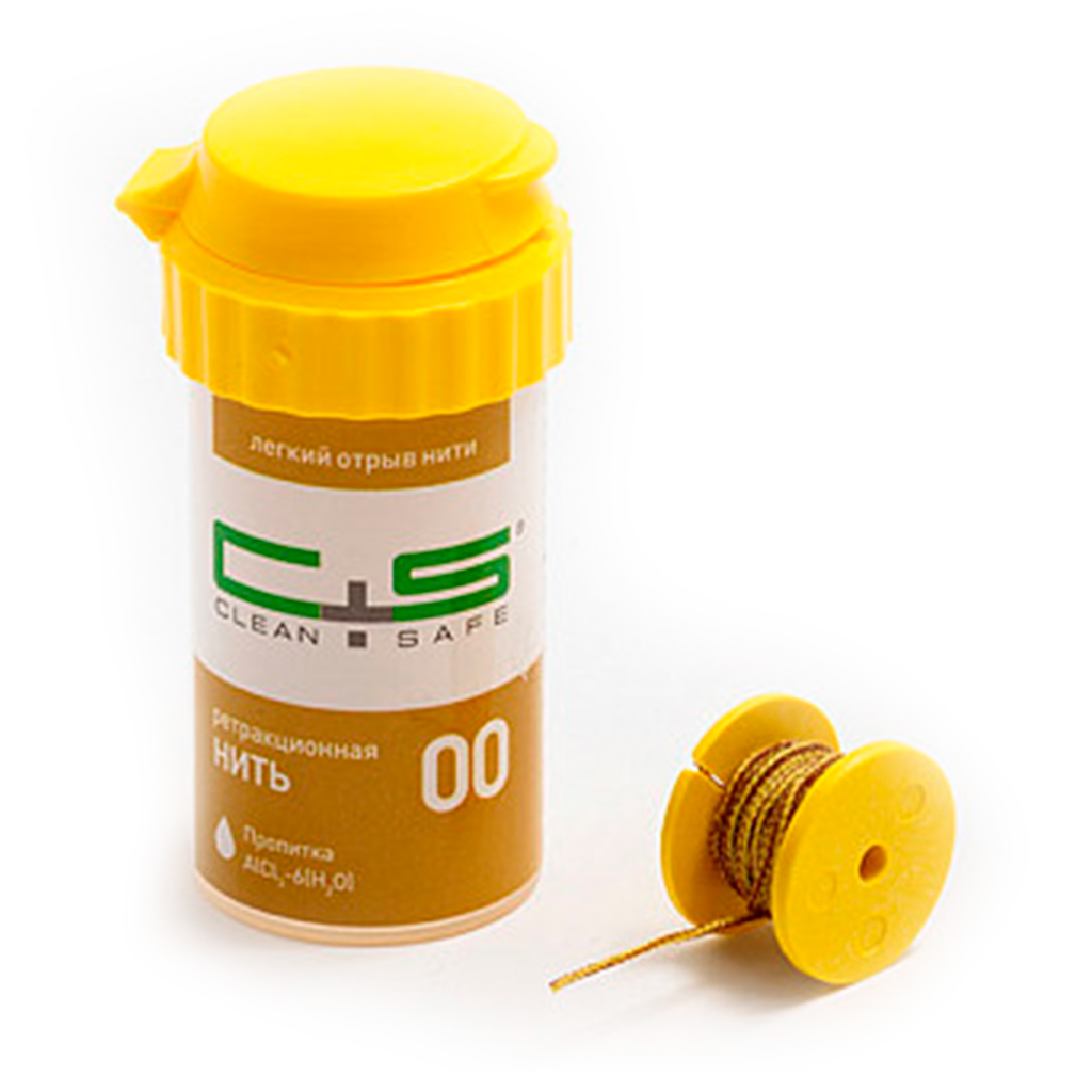 Нить ретракционная ProfiCord X с пропиткой, размер 00, RC220 Clean+Safe