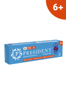 Детская зубная паста PRESIDENT 6+  Ягодный микс 50 RDA 43 г 18023