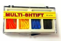 Штифты беззольные лабораторные ассорти (4х20 шт), MULTI-SHIFT