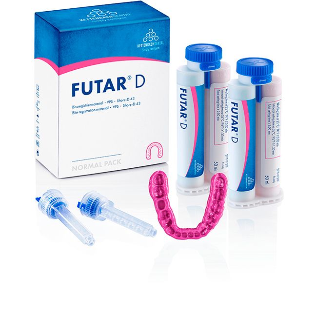 FUTAR D (Футар Д) - материал для регистрации прикуса (2 х 50 мл), KETTENBACH, 1193211