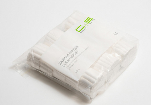 Валики ватные нестерильные №1 Clean+Safe Ø8/37 мм