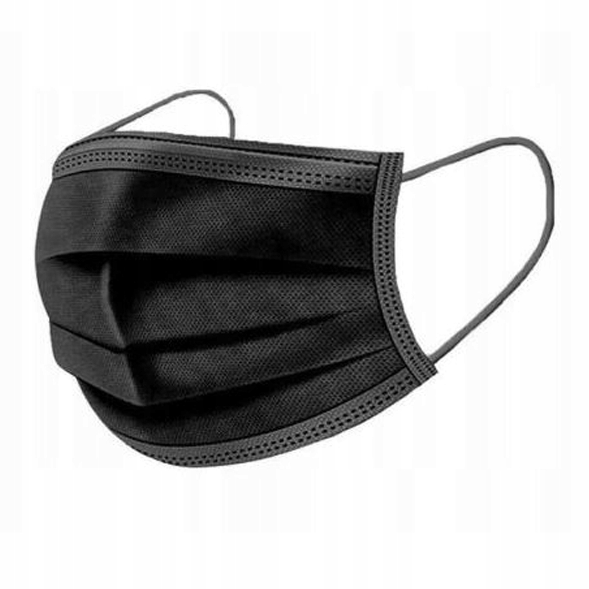 Маски медицинские лицевые защитные"Euronda",защита 3, 3-х слойные (50шт), черные