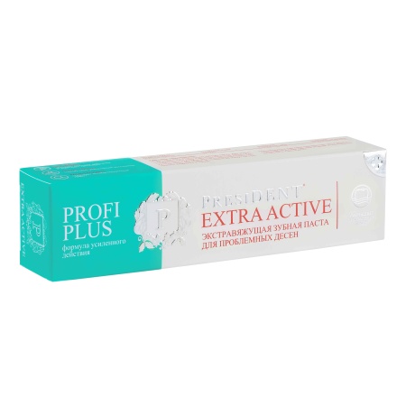 Зубная паста PRESIDENT PROFI PLUS Extra Active д/проблем.десен 30 мл 11086