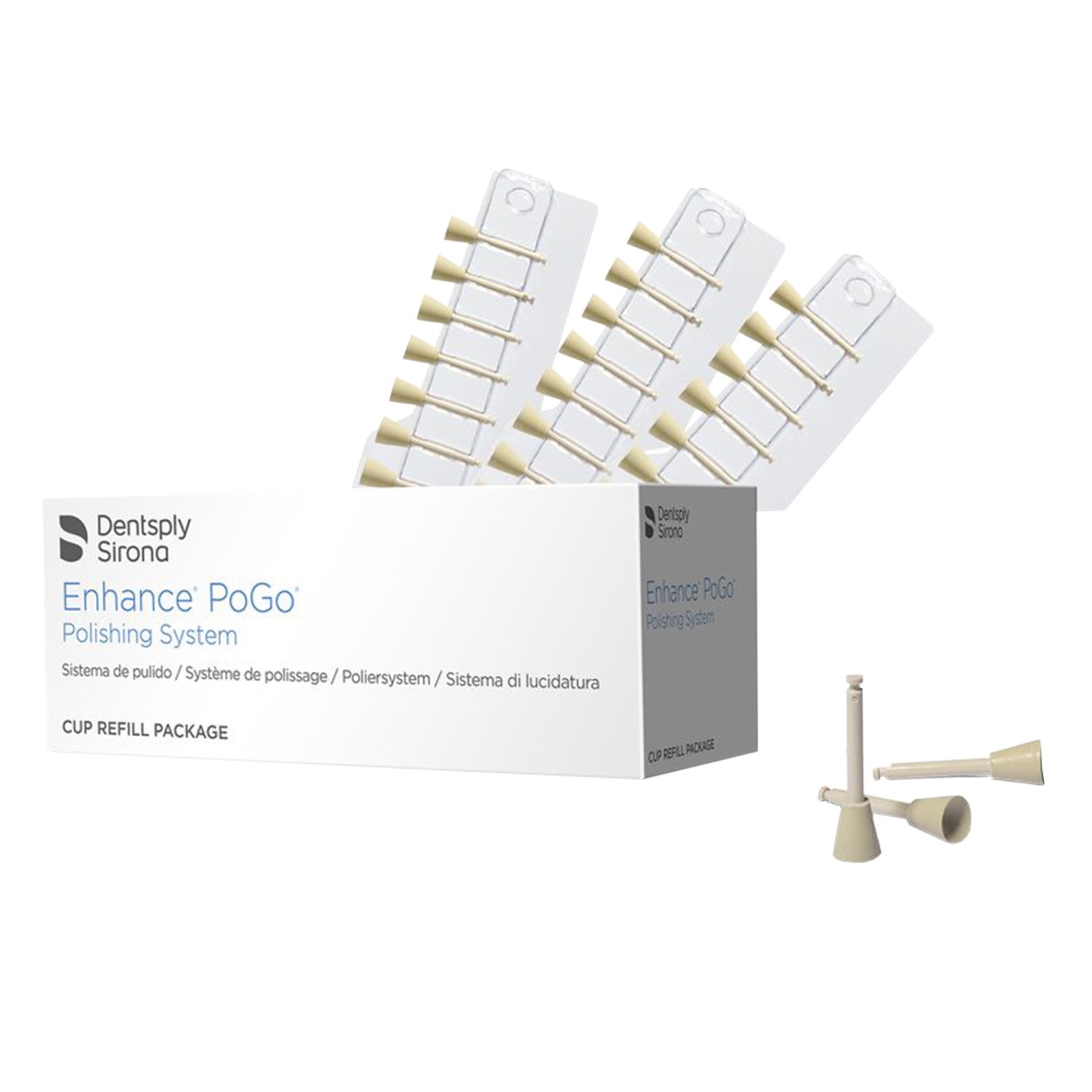 ПоГо / PoGo набор полировочные чашечки по 30шт 662023Y+