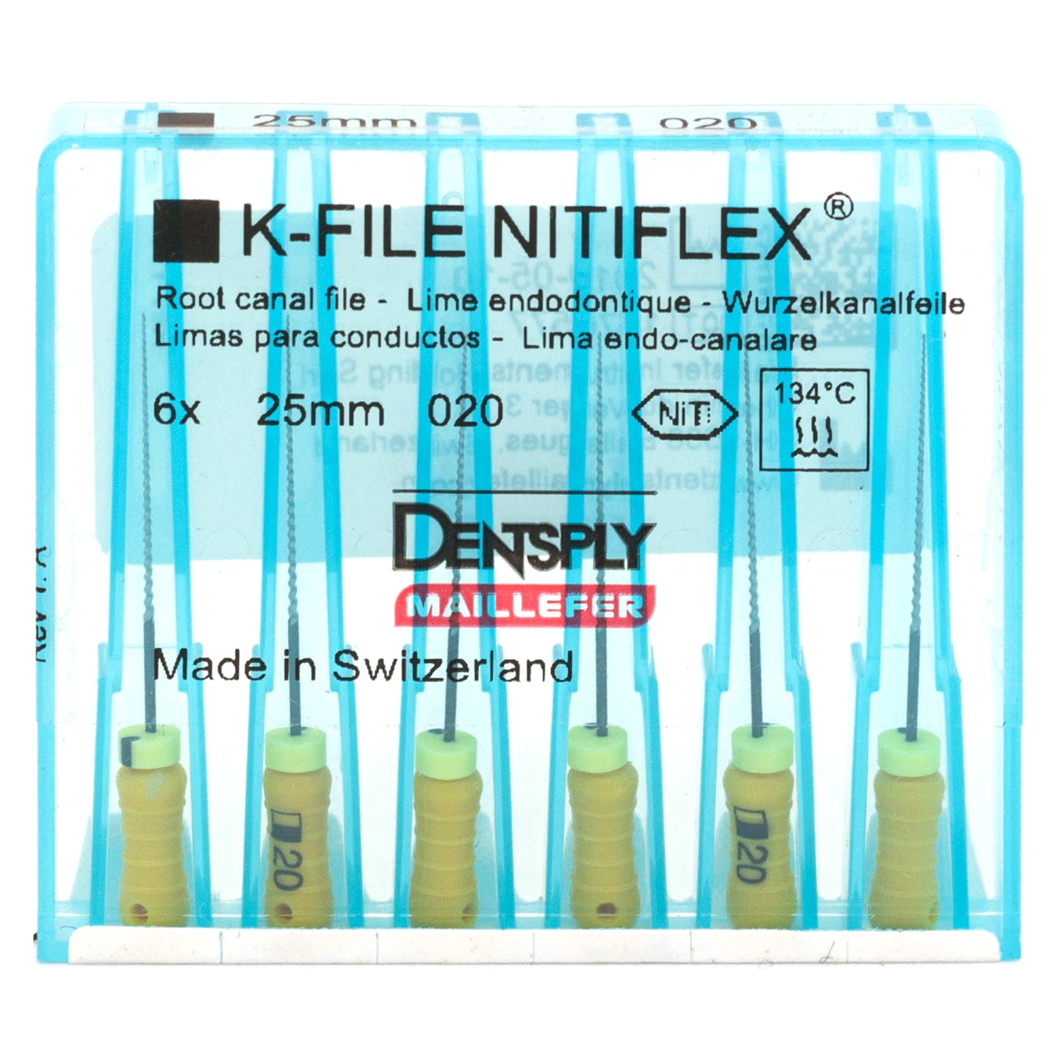 Нитифлекс / Nitiflex 20/25мм 6шт Maillefer A012N02502000(12)