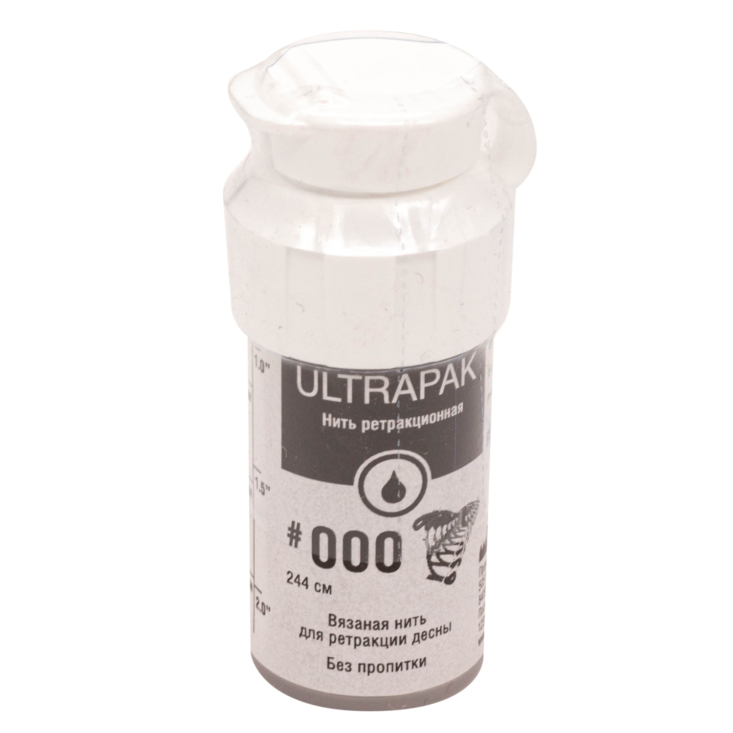 Ретракционная нить Ультра пак / Ultra Pack Cord 244см р-р 000 UL137 