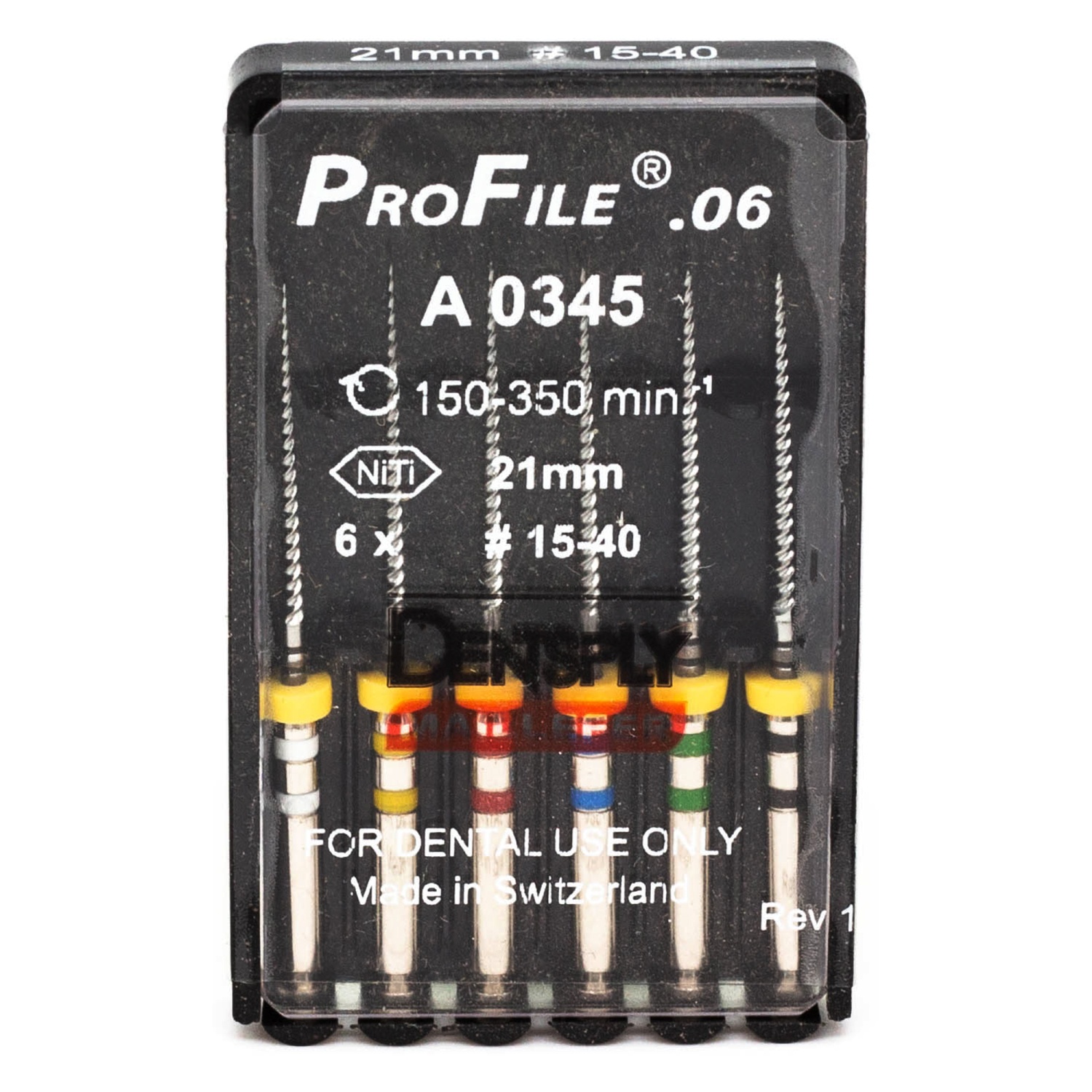 Профайл/Profile 06 15-40/21 мм 6 шт Maillefer A034522190012
