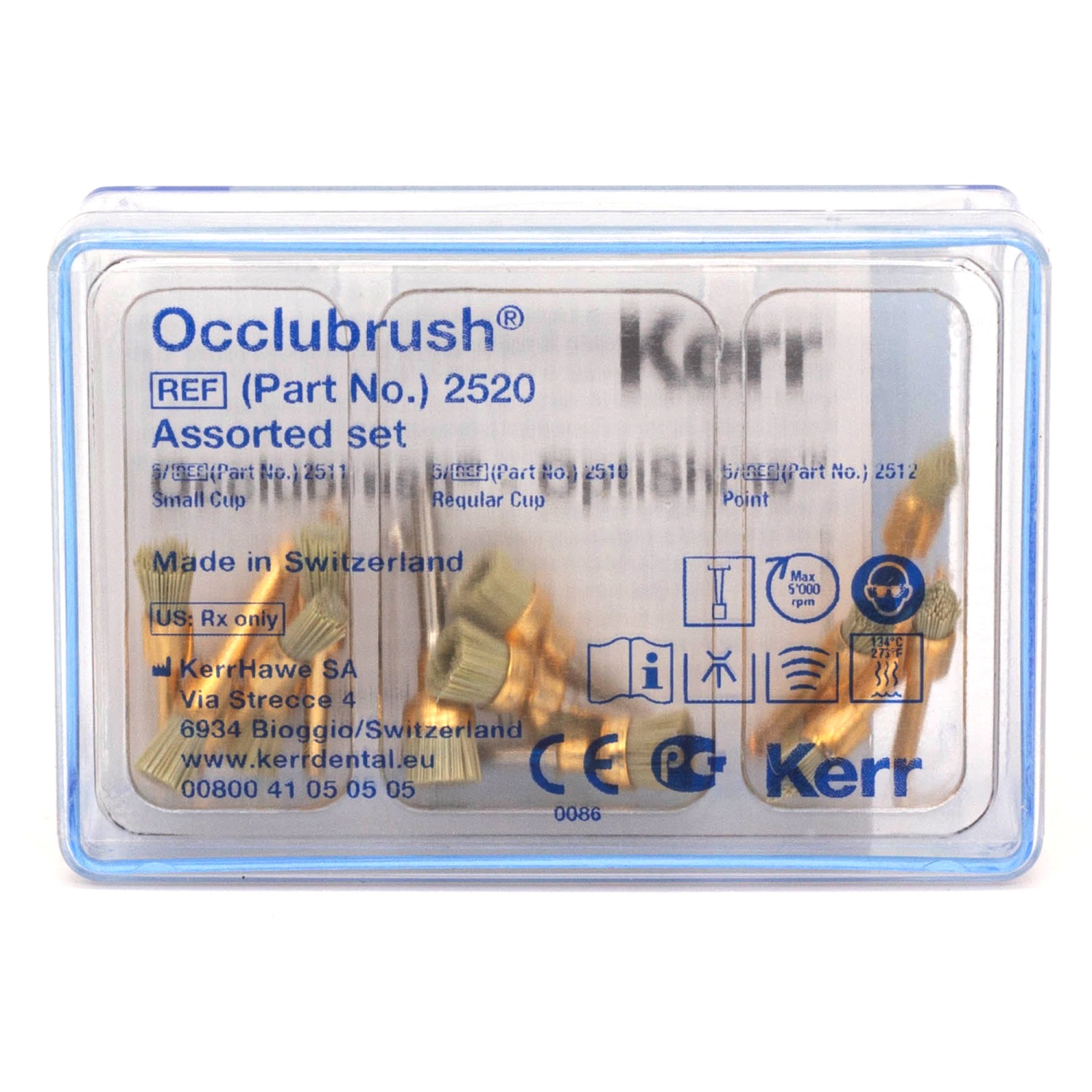 Щеточка Occlubrush набор 15 шт (в ассортименте по 5 шт) 2520