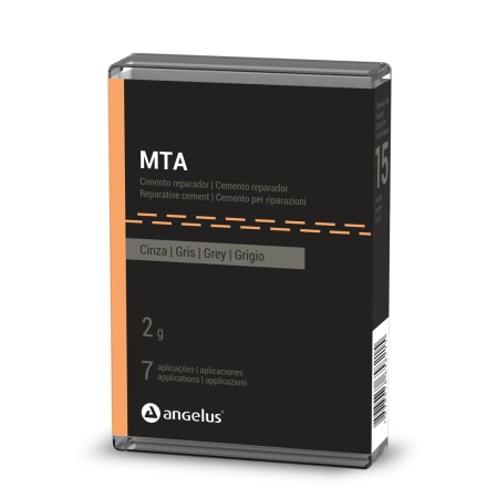 Материал стоматологический для реконструкции и пломб корн каналов MTA - Angelous, цвет: серый, уп/1г