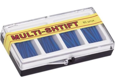 Штифты беззольные лабораторные синие кон 1.6 (80 шт), MULTI-SHIFT