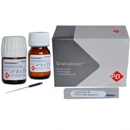 Паста для постоянной обтурации корневых каналов GRANULOTEC, 20г +15 мл 11571